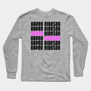 Fourth Wing Xaden Pink Long Sleeve T-Shirt